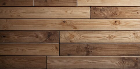 Naklejka premium Old Wood Texture Background. Top View Wooden Plank Panel. Parallel Horizontal Lines