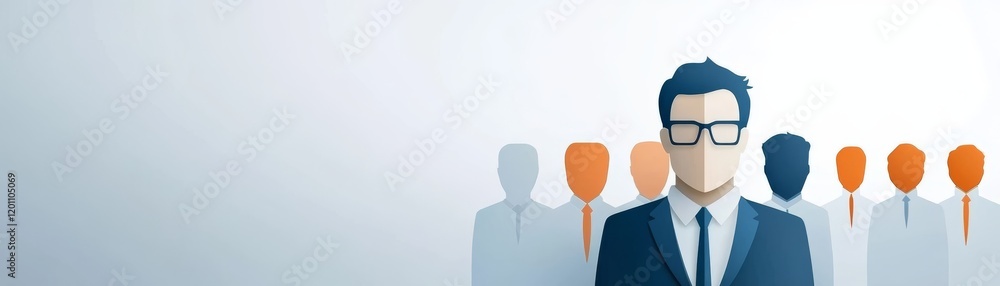 Poster dynamic speaker engaging large audience in presentation setting