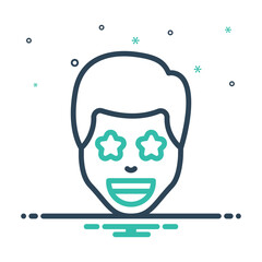 Mix icon for excited