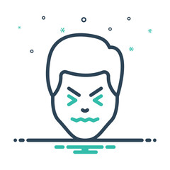 Mix icon for pessimistic