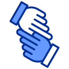 Setting and Mobile Banking Mixed Blue Icon