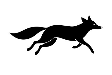 silhouette of a wolf