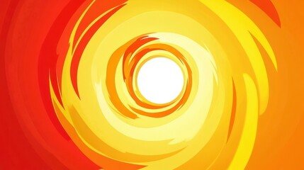 Abstract Spiral Design with Vibrant Colors