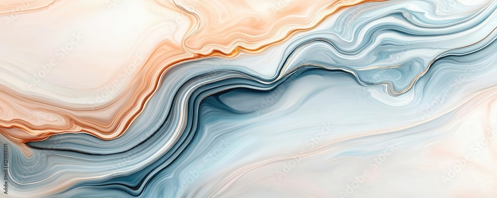 Poster marble watercolor idea. abstract fluid art background with swirling colors and smooth texture in sof