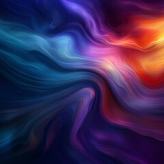 Obraz premium Stunning Abstract Liquid Flow Art with Vibrant Colors and Intricate Patterns