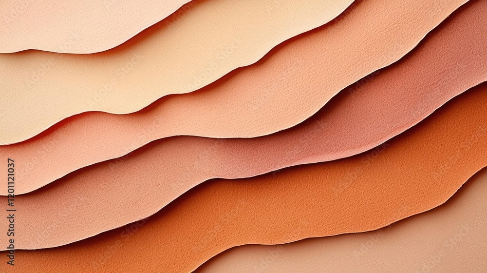 Poster paper watercolor idea. abstract layered textures in warm tones create a visually stunning and harmon