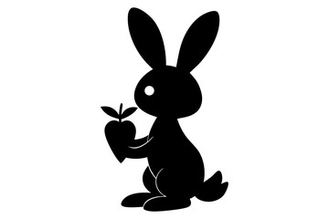 rabbit with a carrot