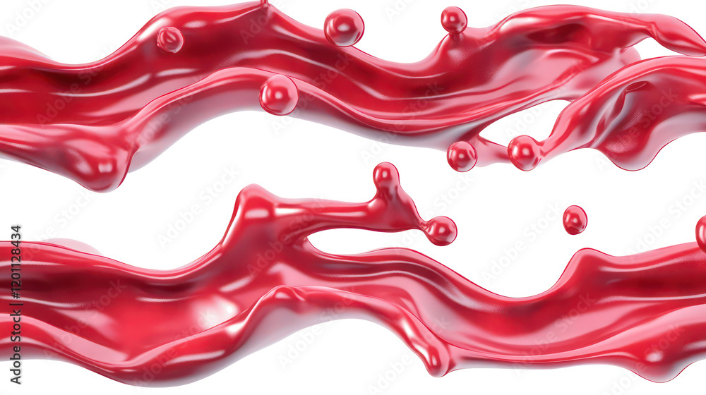 Poster abstract red wine splash textures generative ai