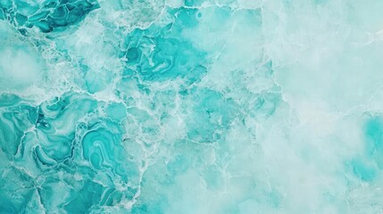 Fototapeta premium Marble watercolor idea. A vibrant turquoise abstract background with fluid patterns and textures.