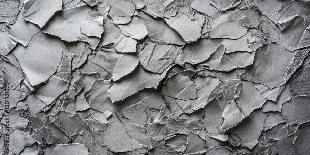 Fototapete textured grey paper surface showcasing layers of recycled material with subtle variations in tone an