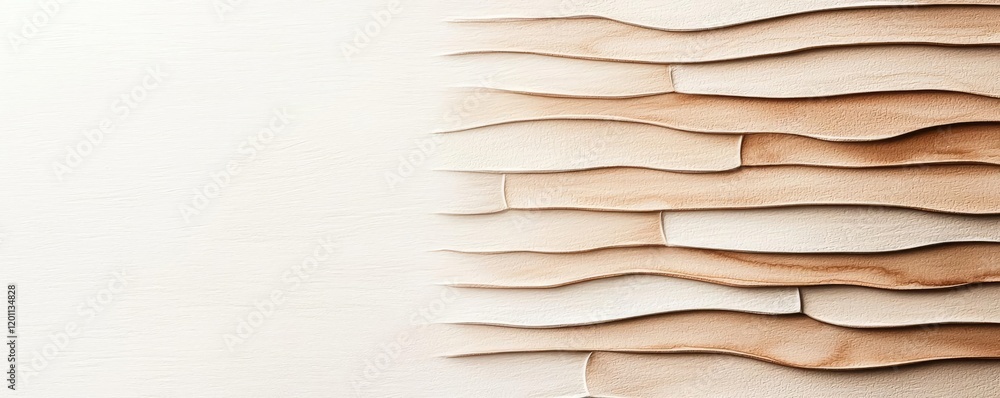Poster watercolor concept. abstract wooden texture with wavy patterns for creative design projects.