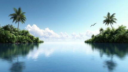 Tranquil Tropical Island Paradise