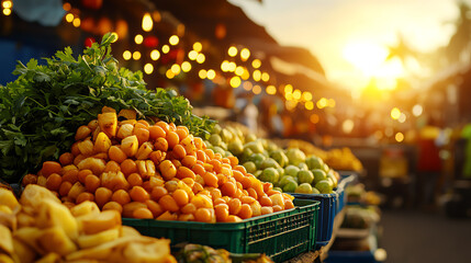 Mexican Tacos Al Pastor, garnished with pineapple and cilantro in a vibrant street vendor scene, [Latin street food, bold flavors]