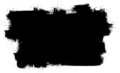 black brushed painting blank space banner label artistic abstract background