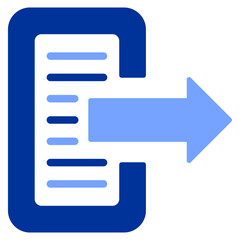 Obraz premium Setting and Mobile Banking Glyph Color Icon