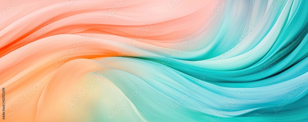 Poster candy watercolor concept. abstract wave patterns in soft colors create a calming and elegant backgro