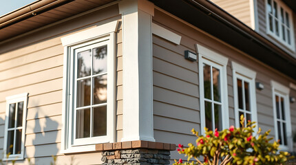 Elegant Home Exterior: Modern Architecture, Brick, and Stone Details