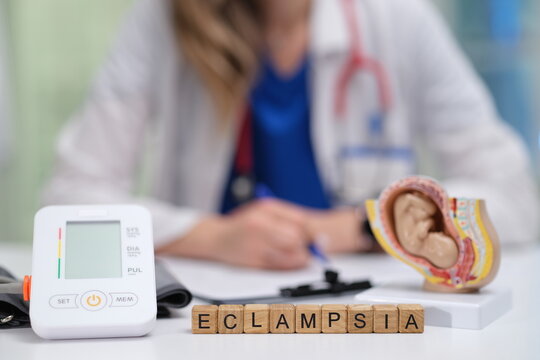 A medical professional discusses eclampsia, emphasizing the need for diagnostic tools and patient education