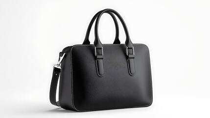 Elegant Black Leather Handbag for Women