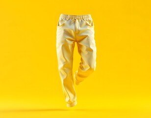 Stylish Yellow Joggers Trendy Pants for Men and Women