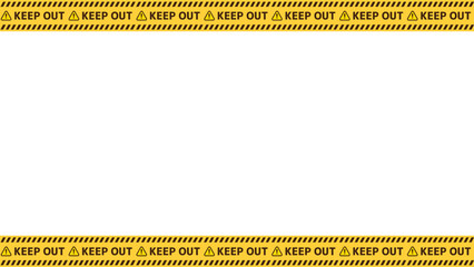 立ち入り禁止フレーム