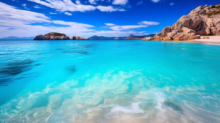 Fototapeta premium view seascape on nature background