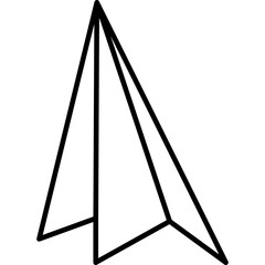 Paper Plane Line Icon