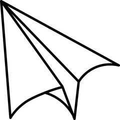 Paper Plane Line Icon