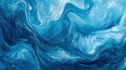 Obraz premium Abstract blue and white marble texture.