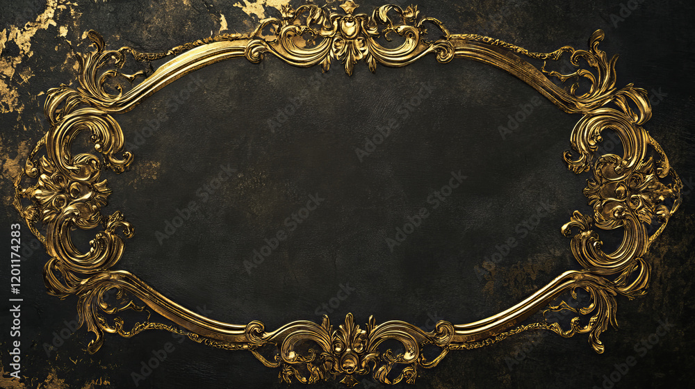 Poster set of vintage golden labels. vector version also available in gallery