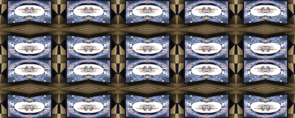 Seamless texture. Abstract background. Abstract texture. Seamless background. Creative background. Duplicate elements. Texture for wallpaper and fabric. Decoration