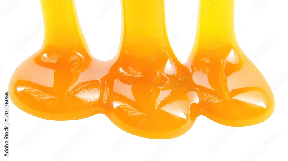 Poster delicate honey drips creating a stunning visual effect generative ai