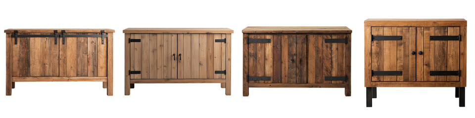 Rustic Wooden Furniture Collection for Modern Home Decor and Storage