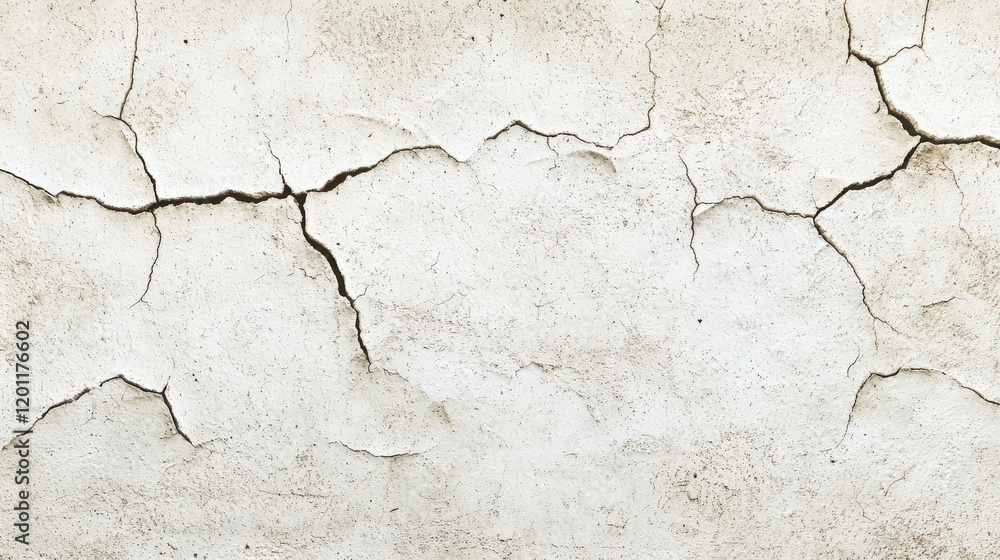 Poster rough distressed concrete background with cracks and textured surface for design use