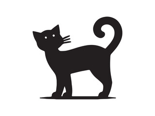 Cat silhouette vector art eps