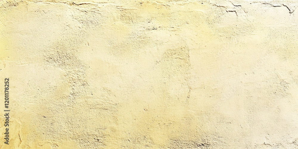 Poster pastel yellow textured concrete background with low contrast effect, smooth surface ideal for design