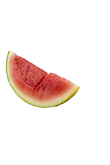 isolated slice of watermelon