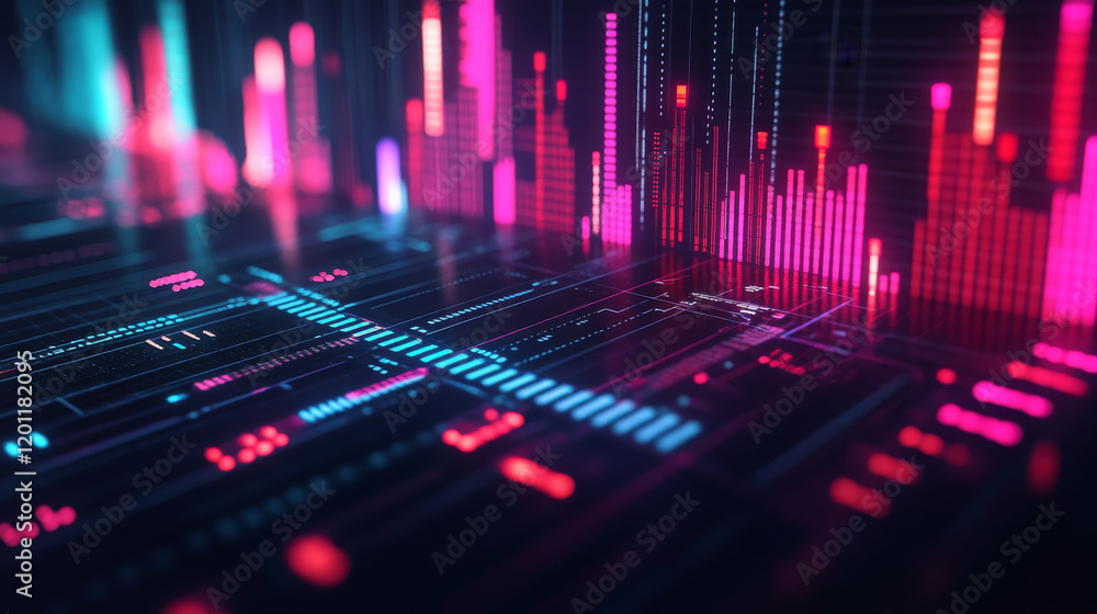 Poster hud circle futuristic hologram on digital screen, circular graphs dashboard, vector display. hud con