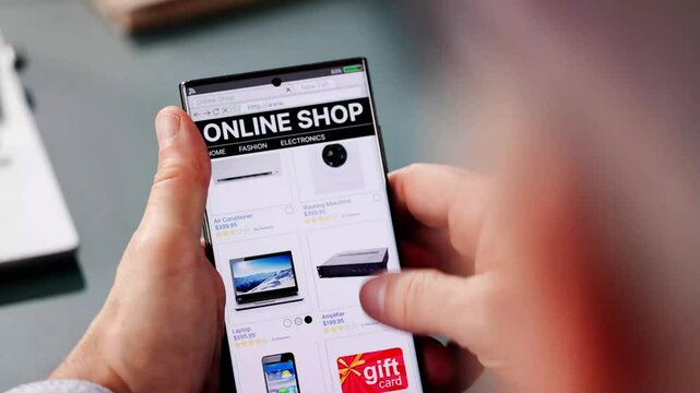 Online Ecommerce Website Store Shopping