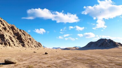 Fototapeta premium Desert Mountain Landscape
