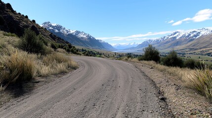 Fototapeta premium Mountain Valley Road