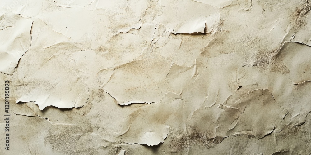 Poster textured vintage aged ecru paper background with subtle browns and creases ideal for creative projec