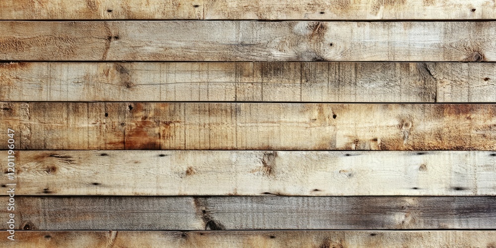 Poster textured wood planks in warm beige and brown tones arranged horizontally, creating a rustic backgrou