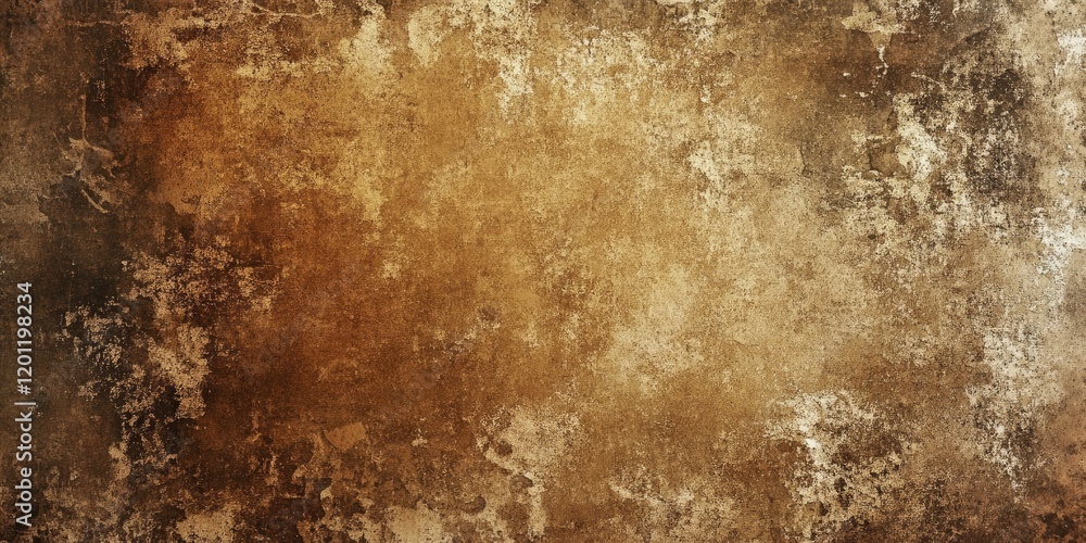 Poster textured brown grunge background with a rugged appearance featuring warm tones and intricate pattern