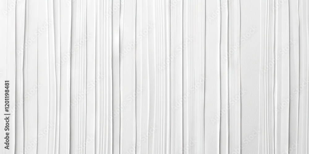 Poster white striped paper texture with vertical lines creating soft shadows on a neutral background, empha