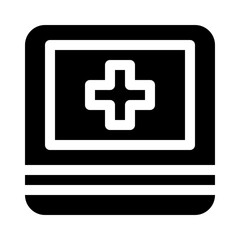 Hospital Sign glyph icon
