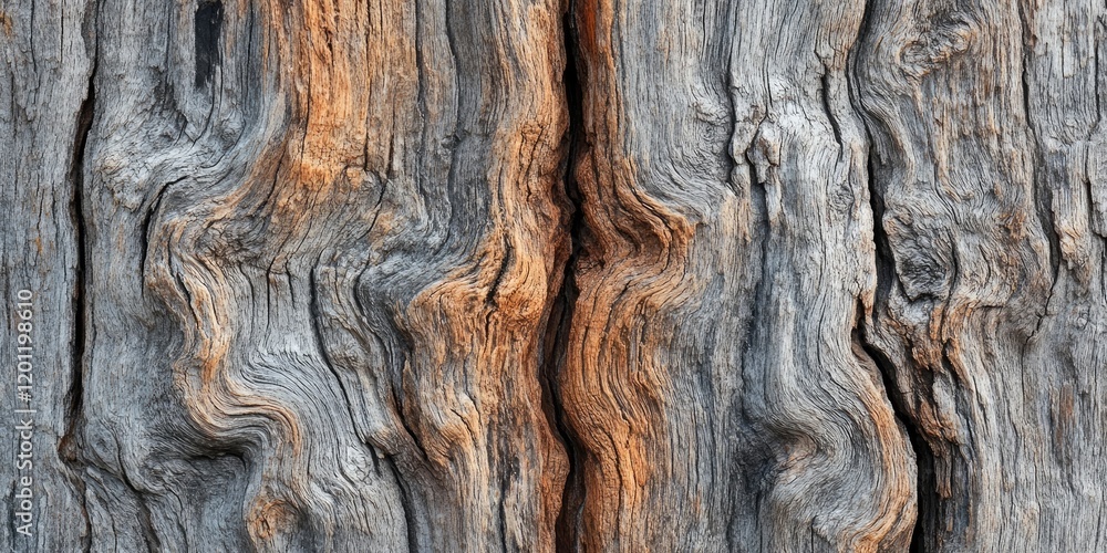 Poster aged wood textured background showcasing intricate natural patterns and rich earthy tones with ample