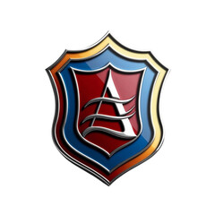 logo letter A shield with wings