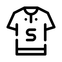 T shirt line icon