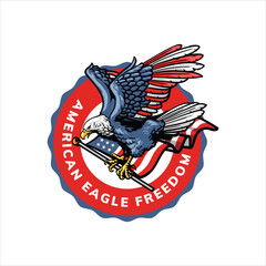 american eagle and symbols